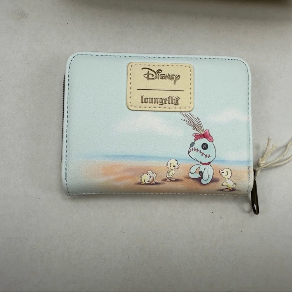 Loungefly Disney Stitch & Angel Beach Date Mini Backpack& Wallet Set